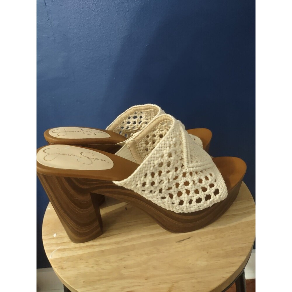 Jessica Simpson Women's Shelbie Block Heel Heeled Sandal Size 12